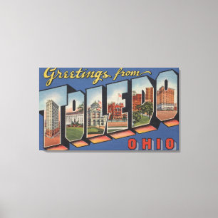 Toledo, OhioLarge Brev ScenesToledo, OH 2 Canvastryck