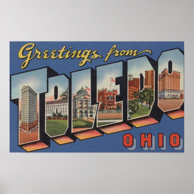 Toledo, OhioLarge Brev ScenesToledo, OH 2 Poster (Framsidan)