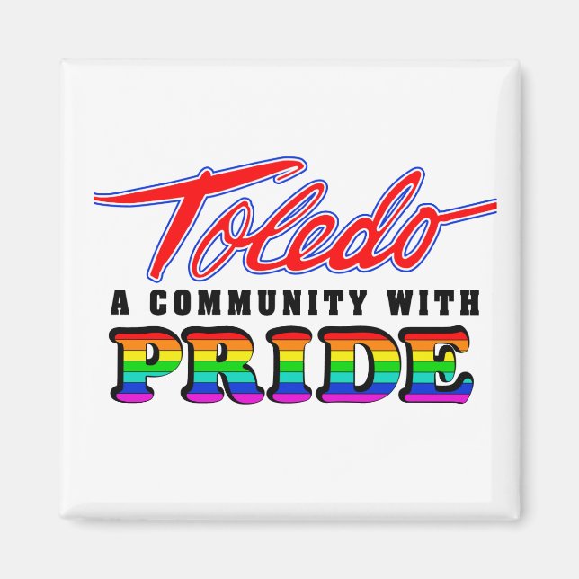 Toledo Pride Magnet (Framsidan)