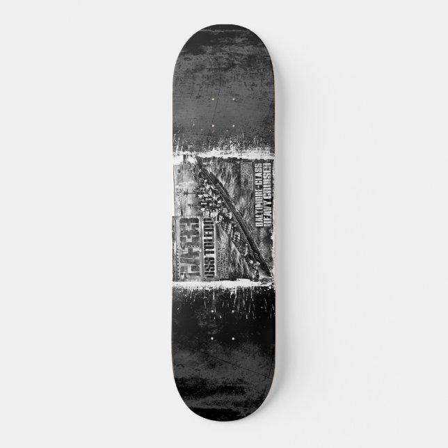 Toledo Skateboard, tung kryssare Skateboard Bräda 21,5 Cm (Framsida)