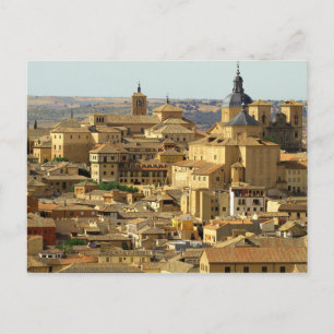 Toledo Skyline Spain-vykort Vykort