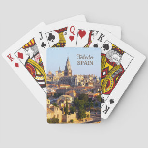 Toledo Spain anpassningsbar text play-kort Spelkort