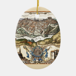Toledo Spanien 1566 Julgransprydnad Keramik
