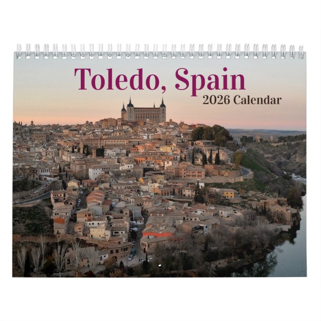 Toledo, Spanien 2026 Calendar Kalender (Omslag)