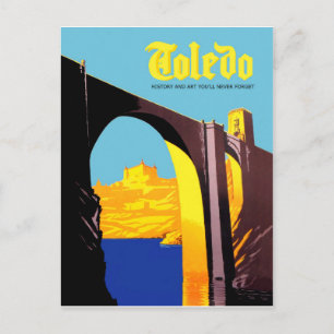 Toledo, Spanien. Bro över Medelhavet Vykort