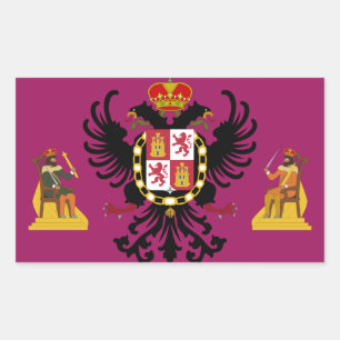 Toledo (Spanien) Flagga Rektangulärt Klistermärke