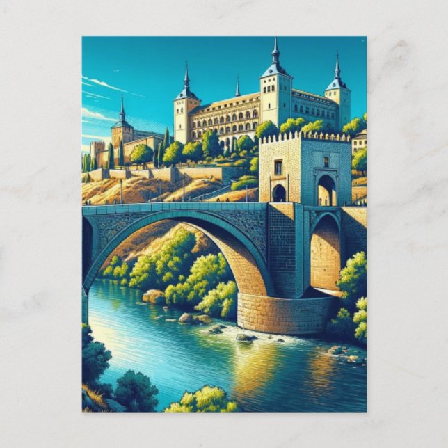 Toledo Spanien Vykort (Framsida)