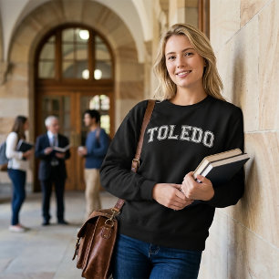 TOLEDO Universitetsstils Tröja Amerika College Lång Ärmad Tröja