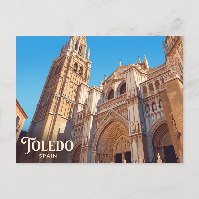 Toledos katedral Spanien Vykort (Framsida)