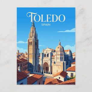 Toledos katedral Spanien Vykort