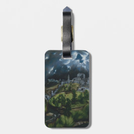 Toledos vy av El Greco Bagagebricka
