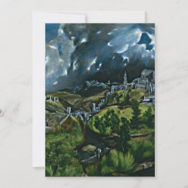 Toledos vy av El Greco Kort
