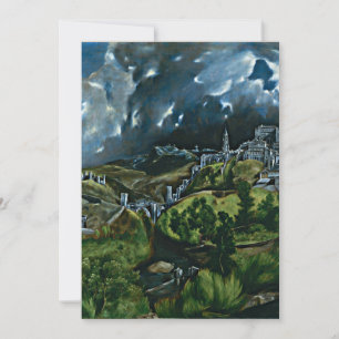Toledos vy av El Greco Kort
