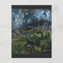 Toledos vy av El Greco Vykort