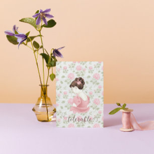 Tolerable - Jane Austen Blommigt Vintage Vykort