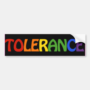 TOLERANCE RAINBOW -.png Bildekal
