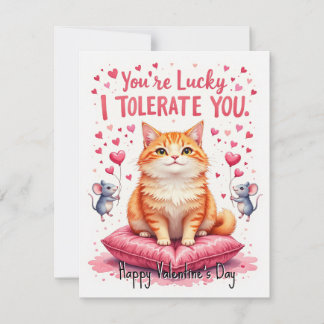 💘🐈Tolerate This Love Julkort