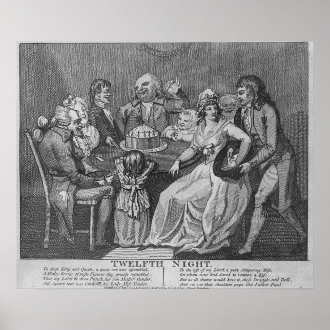 Tolfte natten, 1794 poster (Framsidan)
