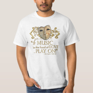 Tolfte nattmusikcitationstecken (den guld- t shirt