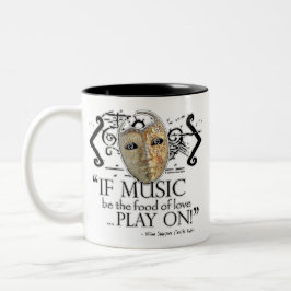 Tolfte nattmusikcitationstecken Två-Tonad mugg