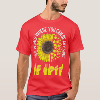 Tolk för Dövet för teckenspråk för SLT-signatur T Shirt
