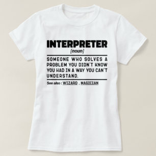 Tolk Noun Translation Specialist Linguist T Shirt