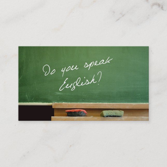 Tolk, Översättare, Affärskort Visitkort (Framsida)