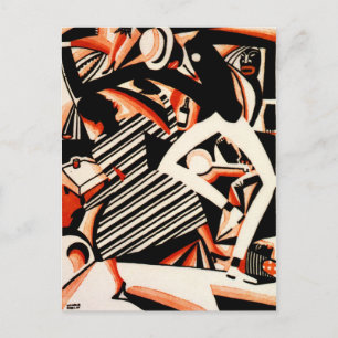 Tolkning av Harlem Jazz Vykort