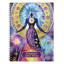 Tolkning av kartomans och Tarot Card-läsning Anteckningsbok