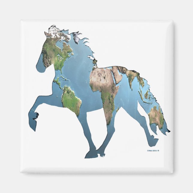 Tolkning av världen magnet (Framsidan)