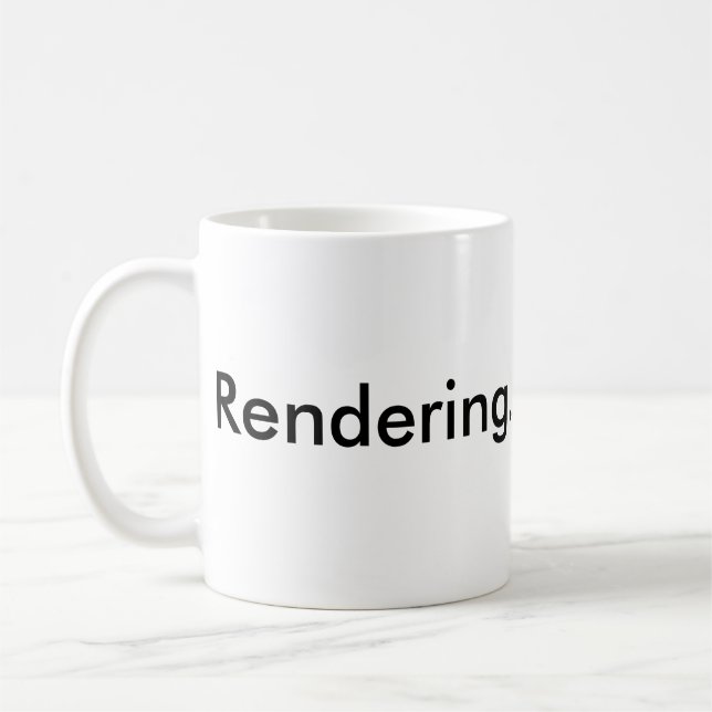 Tolkningkaffekopp Kaffemugg (Vänster)