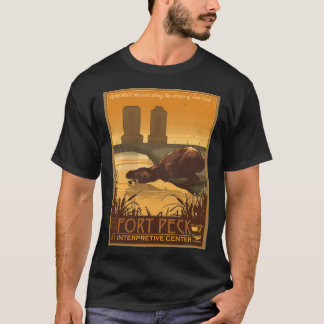 Tolkningscenter för fort Peck T Shirt