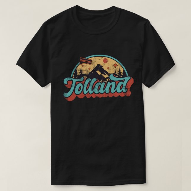 Tolland, Connecticut T Shirt (Design framsida)