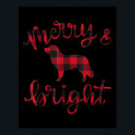 Toller Merry Christmas Buffalo Plaid Dog Cute For  Poster<br><div class="desc">Toller Merry Christmas Buffalo Plaid Dog Cute For Men Women Kids_1</div>
