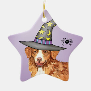 Toller Witch Julgransprydnad Keramik