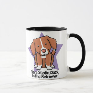 Tolling Retriever för Kawaii stjärnaNova Scotia Mugg