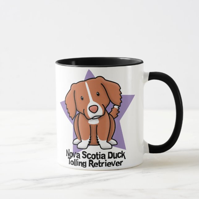 Tolling Retriever för Kawaii stjärnaNova Scotia Mugg (Höger)