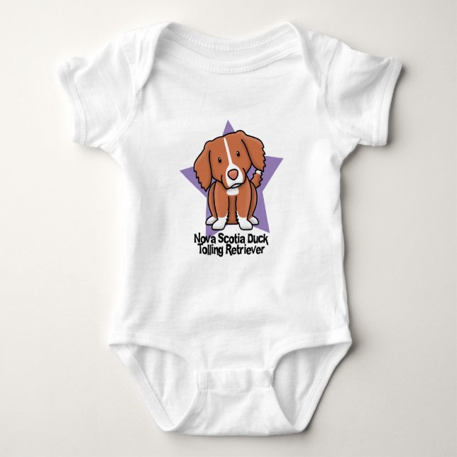 Tolling Retriever för Kawaii stjärnaNova Scotia Tee (Framsida)