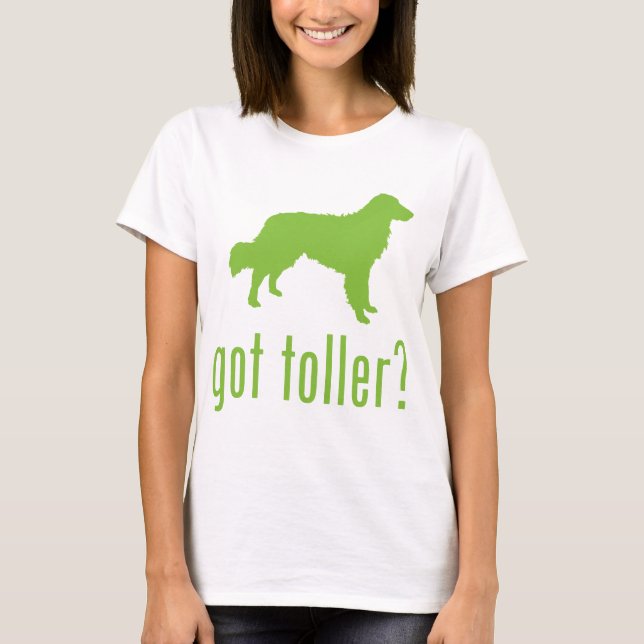 Tolling Retriever för Nova Scotia anka T-shirt (Framsida)