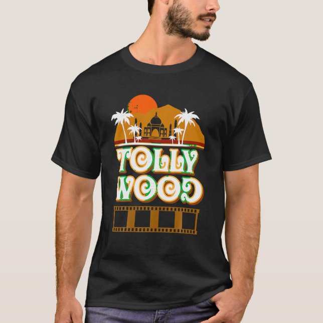 Tollywood Movie Retro Telugu Indian Cinema Älskare T Shirt (Framsida)