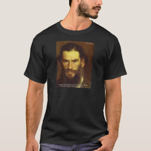 Tolstoj "Förändra dig själv" Visdoms Citat Gåvor & T Shirt