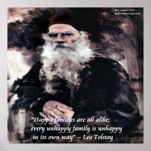 Tolstoy & Anna Karenina Första raden Affisch