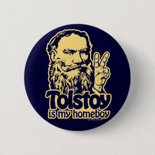 Tolstoy är min Homeboy knäppas Knapp