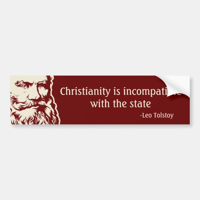 Tolstoy citationsteckenbildekal bildekal (Framsidan)