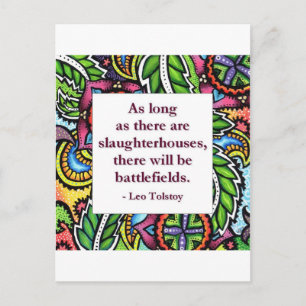 Tolstoy Quote Vykort