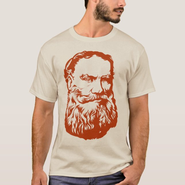 Tolstoy T-tröja Tee (Framsida)