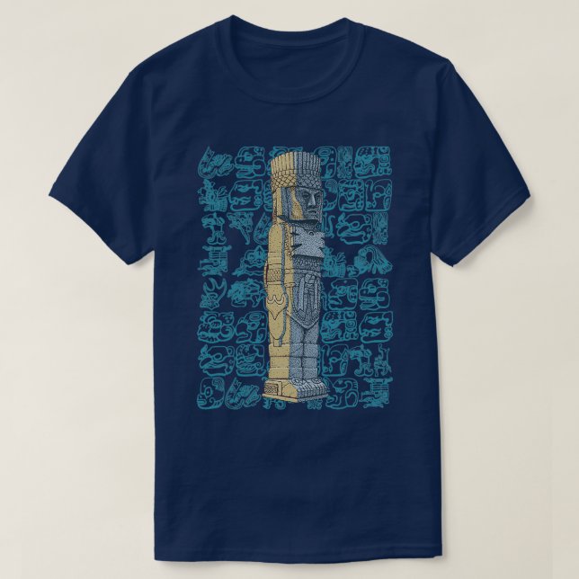 Toltec Warrior T Shirt (Design framsida)
