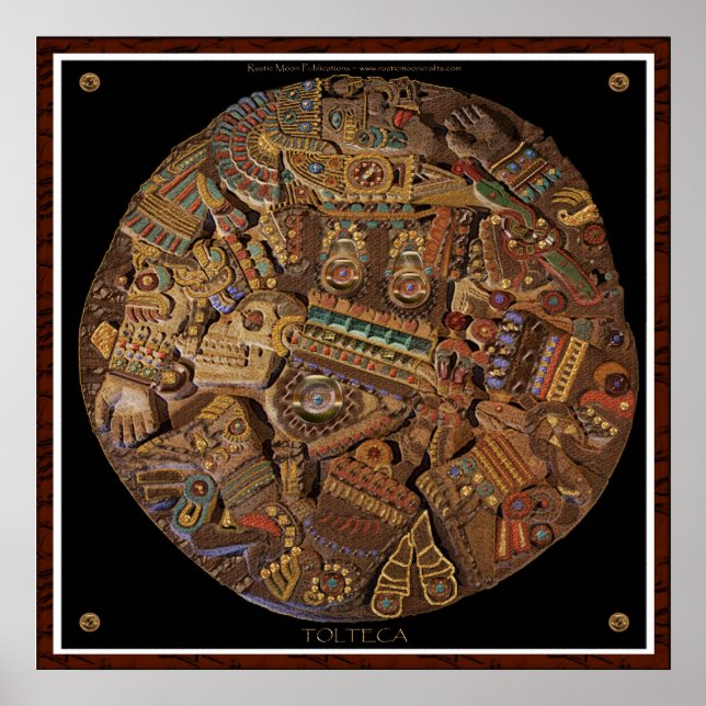 "TOLTECA" ART-UTSKRIFT POSTER (Framsidan)