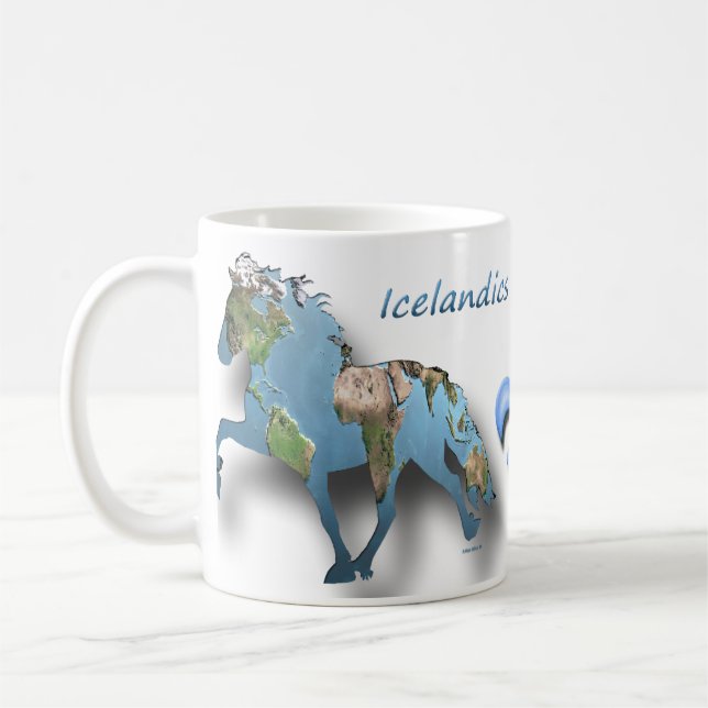 Tolting World Islands Horse Kaffemugg (Vänster)