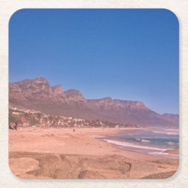 Tolv apostlar Cape Town View Papper Coaster Underlägg Papper Kvadrat